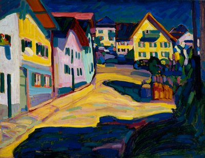 Murnau, Burggrabenstrasse - Wassily Kandinsky